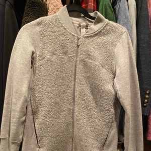 Lululemon Shearling zip front sweatshirt Sz4